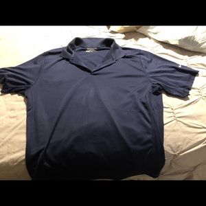 Blue nike polo